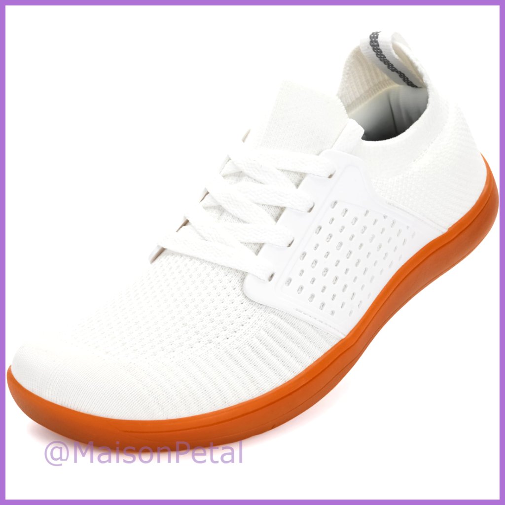 Mesh And Synthetic Athletic Sneakers With Zero Drop Sole